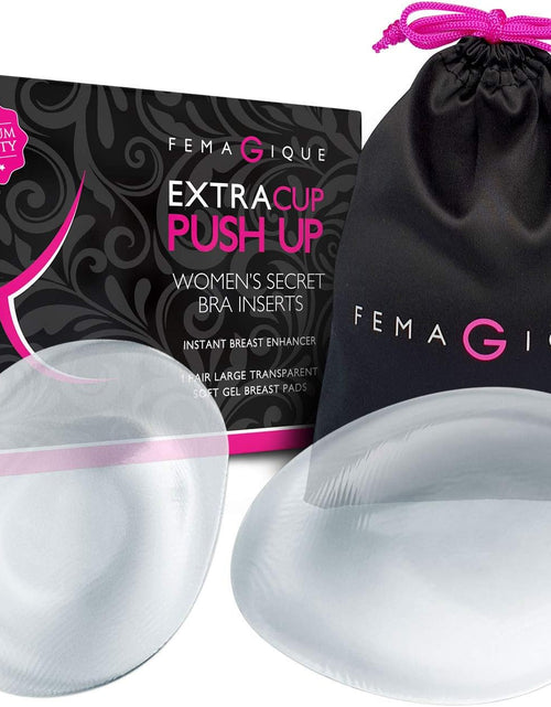 Load image into Gallery viewer, Silicone Gel Bra Inserts Push up Breast Cups - Cleavage Enhancers Pads
