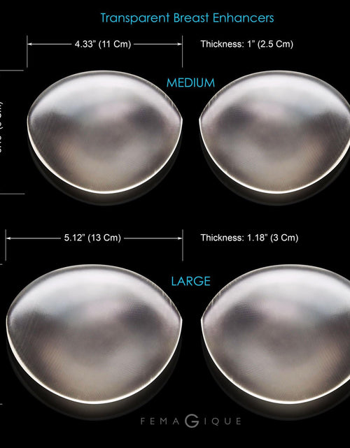 Load image into Gallery viewer, Silicone Gel Bra Inserts Push up Breast Cups - Cleavage Enhancers Pads
